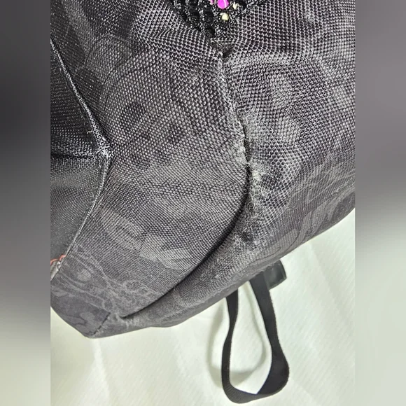 RARE Early Disney X Loungefly Mickey Mouse "Gamer" Backpack Black And Red - Picture 6 of 13